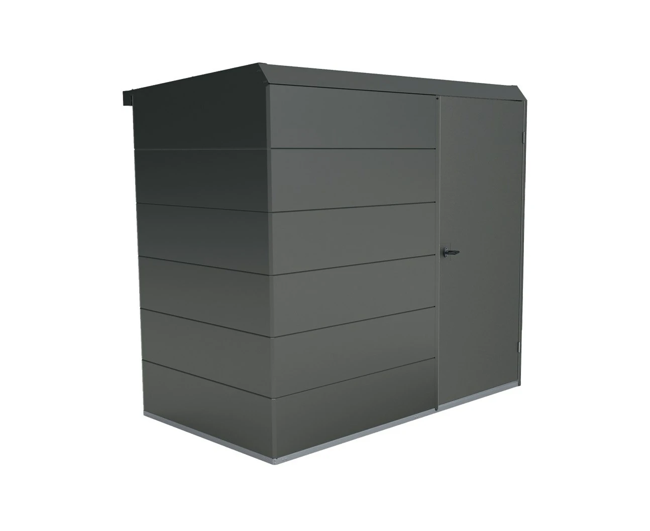 Stratco Handi-Pod Hinged Door Garden Shed 2170mm x 1410mm x 2040mm Slate Grey