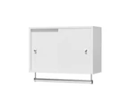 Bathroom Storage Cabinet Wall Mounted Cupboard Vanity Medicine Organiser White