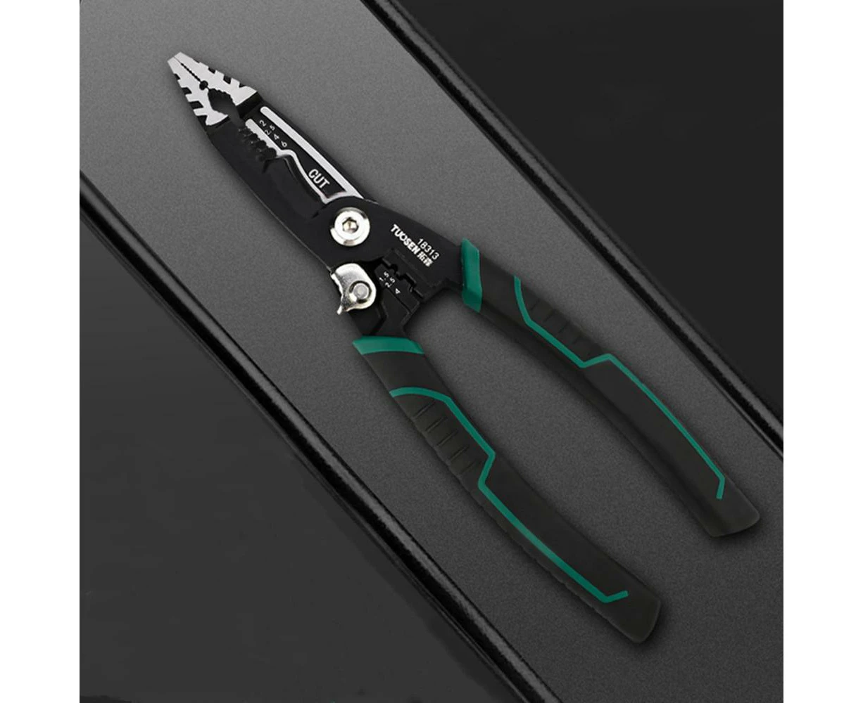 7-in-1 Wire Stripper Tool, Wire breaking pliers, Cable cutters, Needle Nose Plier, Multifunctional Electrician Pliers for Crimping, Cutting, Stripping, ...