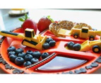 Plate and Utensils Set Construction -  Kids Dinnerware, Kids Dinnerware and Utensils Set, Divided Kids Plates