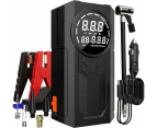 Portable Car Jump Starter with Air Compressor, 3000A Jump Starter Battery Pack for Up to 7L Gas and 5.5L Diesel Engines, 12V Jump Box