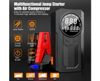 Portable Car Jump Starter with Air Compressor, 3000A Jump Starter Battery Pack for Up to 7L Gas and 5.5L Diesel Engines, 12V Jump Box