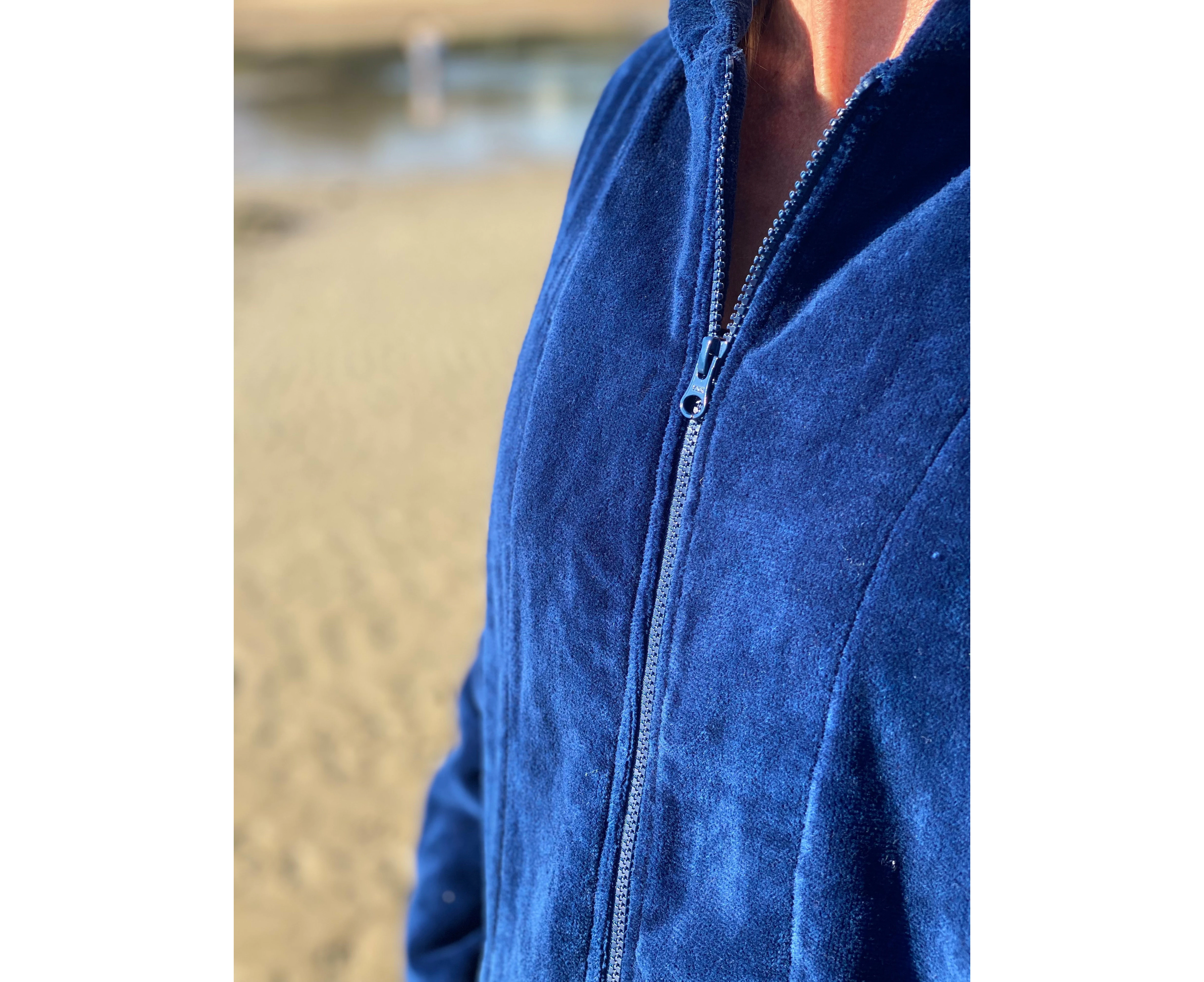 Luxe Deep Ocean Navy Hooded Towel