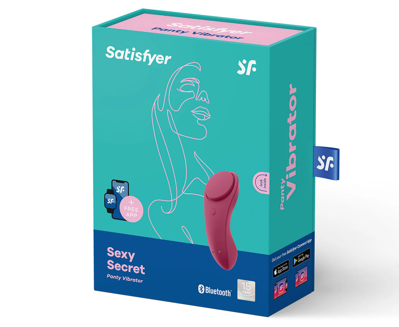 Satisfyer Sexy Secret Vibrator - Wine Red