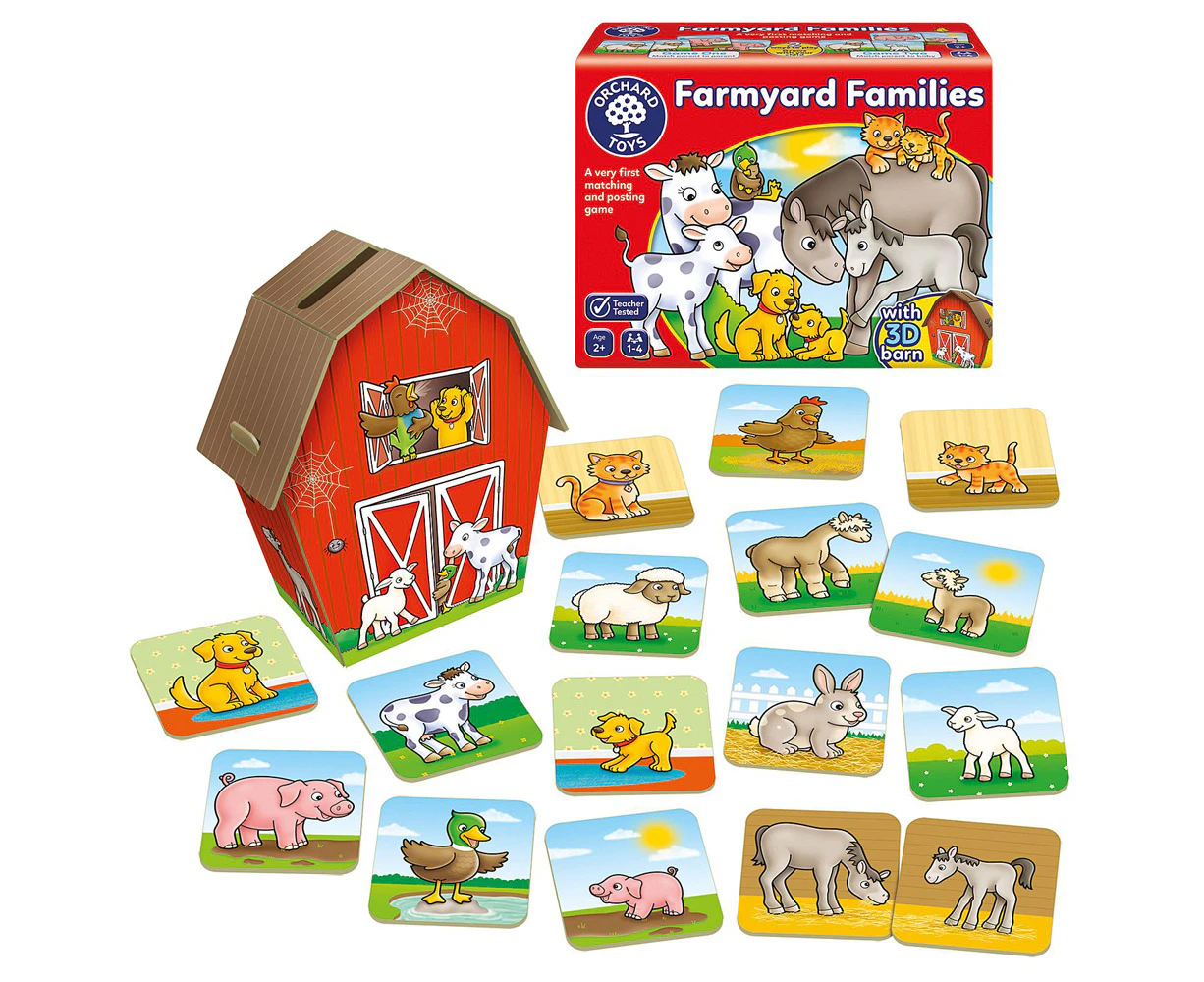 Orchard Game Farmyard Families Kids/Childrens Matching/Memory Play Toy 2+