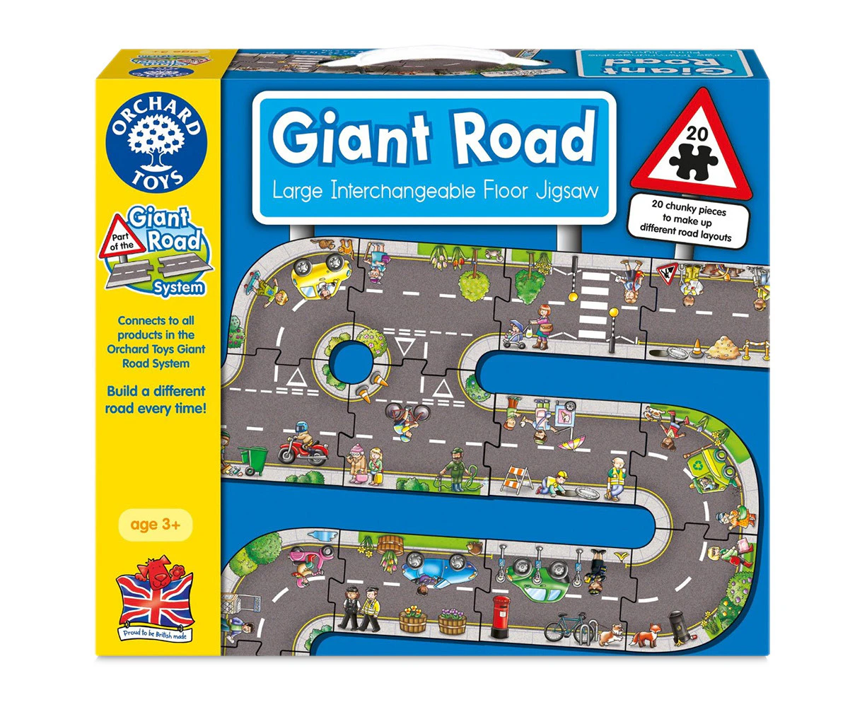 20pc Orchard Jigsaw Giant Road Kids/Childrens Chunky Floor Puzzle Toy 3+