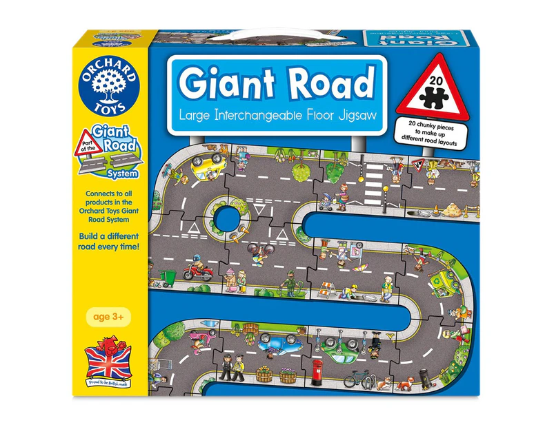 Orchard Toys Jigsaw Puzzle - Giant Road 20pc