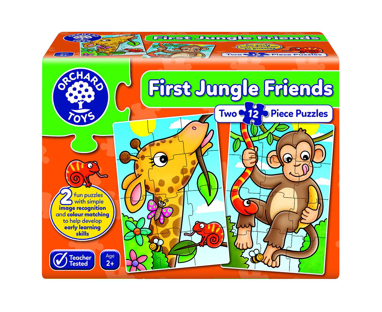 2pc Orchard Jigsaw Puzzle First Jungle Friends Kids/Childrens Play Toy 2+