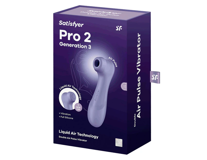 Satisfyer Pro 2 Generation 3 Double Air Pulse Stimulator - Lilac