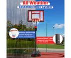 Costway Portable Basketball Hoop System Stand Heavy Duty Basketball Ring Adjustable w/Wheels Weight Bag Outdoor