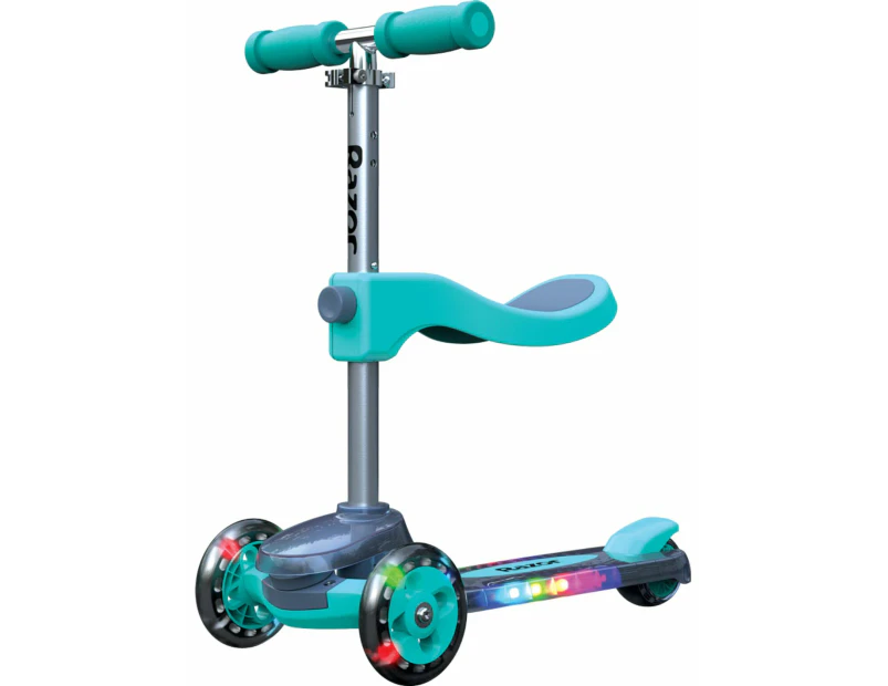 Razor Rollie DLX 2-in-1 Convertible Scooter - Teal