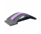 Magic Back Support Stretcher Extender Posture Massager - Purple