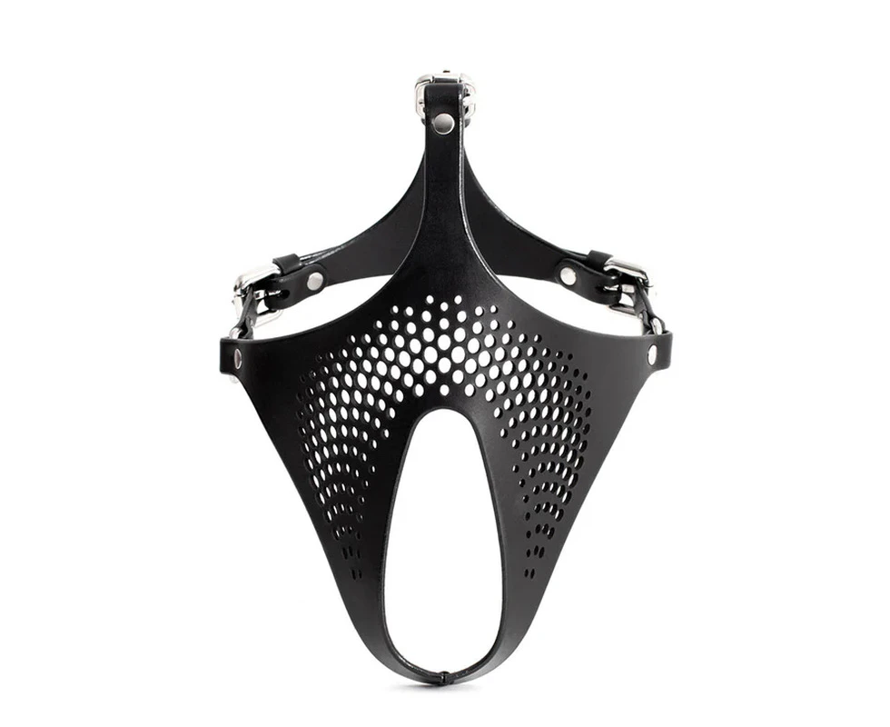 Ex Machina Genuine Leather Mask Black