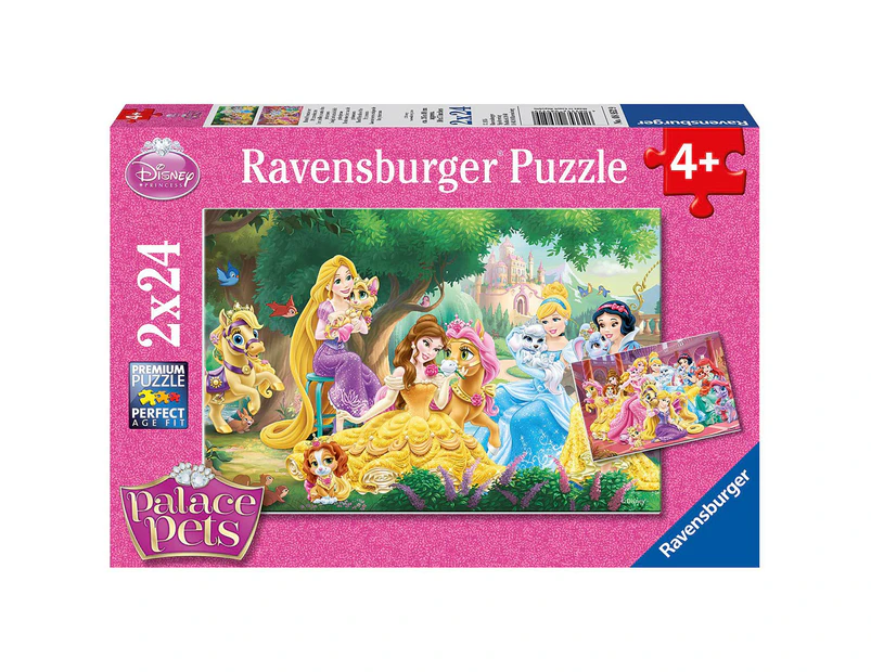 Ravensburger Puzzle 2 x 24pc - Disney Palace Pets - Best Friends of The Princess