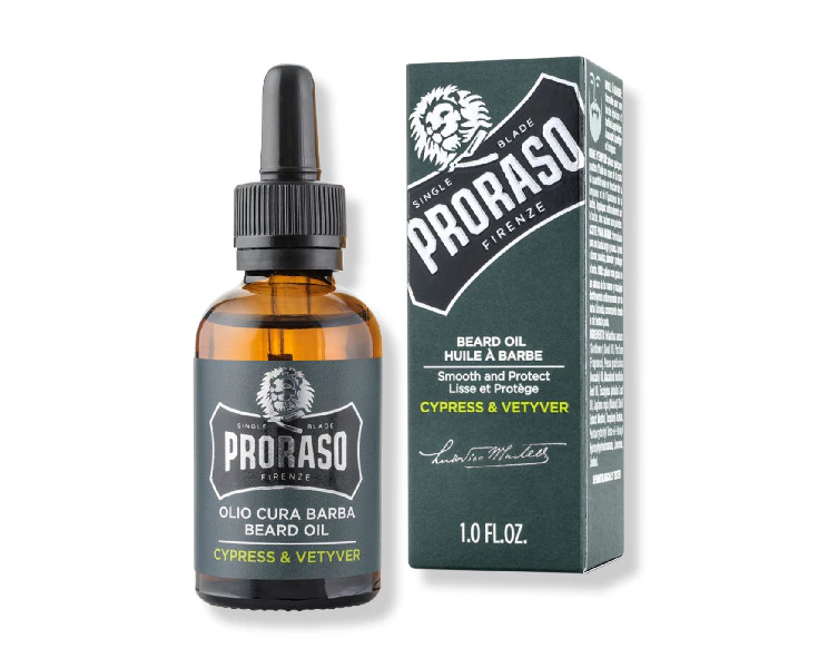 PRORASO  Beard Oil Cypress And Vetyver