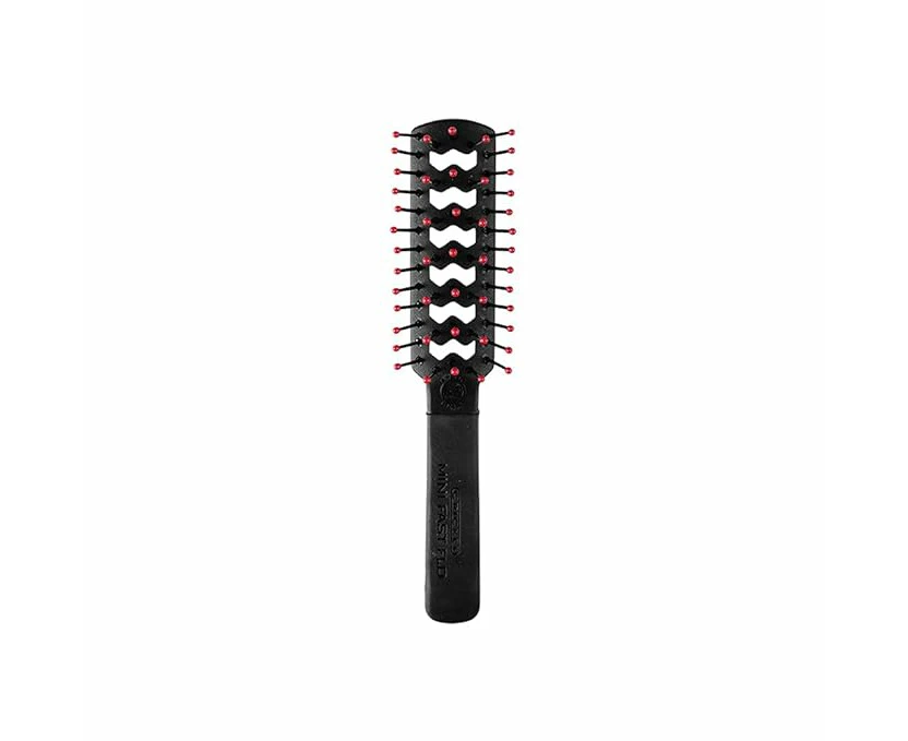 Static Free Mini Fast Flo - Black and Red by Cricket for Unisex - 1 Pc Hair Brush Variant Size Value 1 Pc