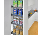 Elite Galley Pull Out Pantry - 300mm Cupboard - 1700mm-2000mm Adjustable Height