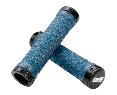 Odi Ruffian Retro Blue/Black MTB/BMX Lock On Grips