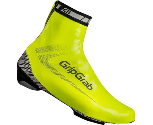 GripGrab RaceAqua Waterproof Shoe Covers Hi-Vis Yellow