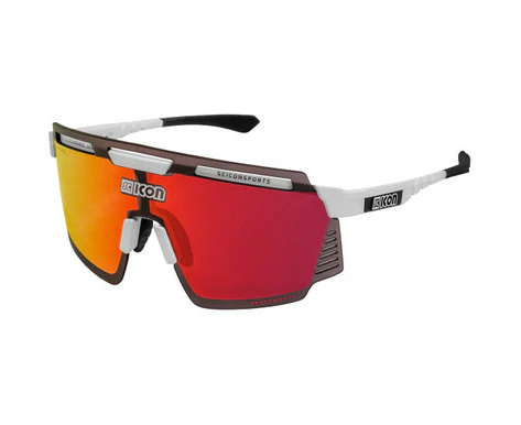 Scicon Aerowatt Multimirror Red Lens/White Gloss Sunglasses