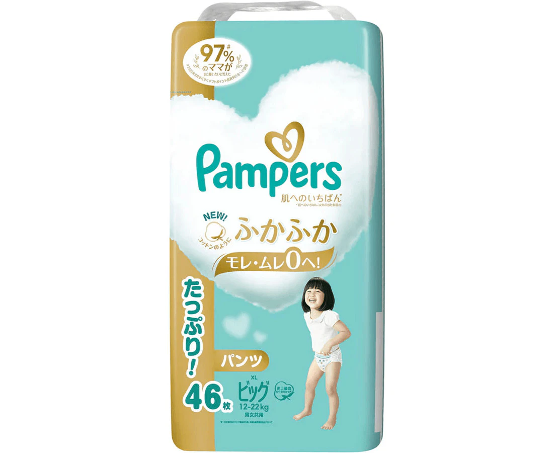 Pampers - Premium Care Nappy Pants XL 12-22kg 46pcs