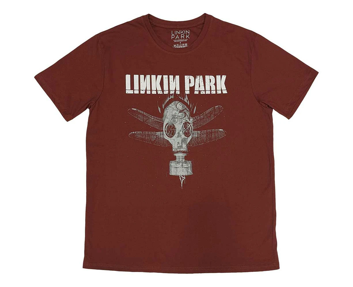 Linkin Parks | Official Band T-Shirt | Gas Mask Red