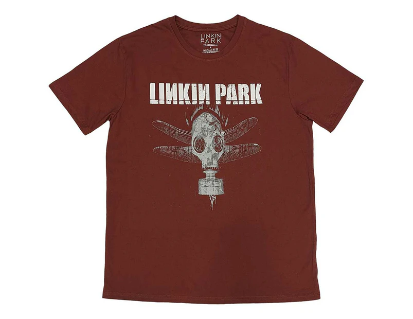 Linkin Parks | Official Band T-Shirt | Gas Mask Red