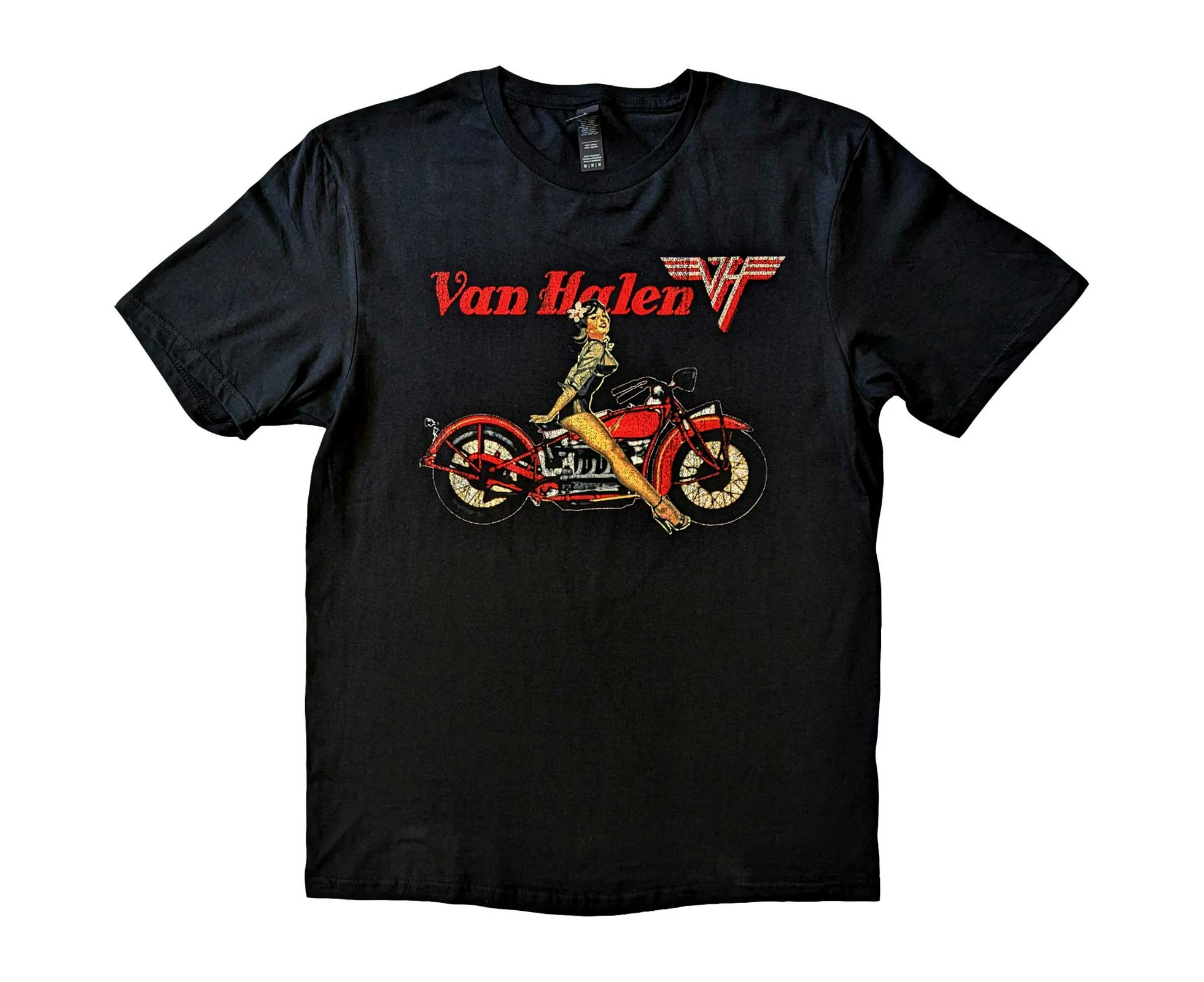 Van Halen | Official Band T-Shirt | Pin-up Motorcycle