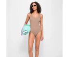 Target Crinkle Scoop One Piece Swim Bathers