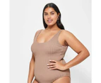 Target Crinkle Scoop One Piece Swim Bathers