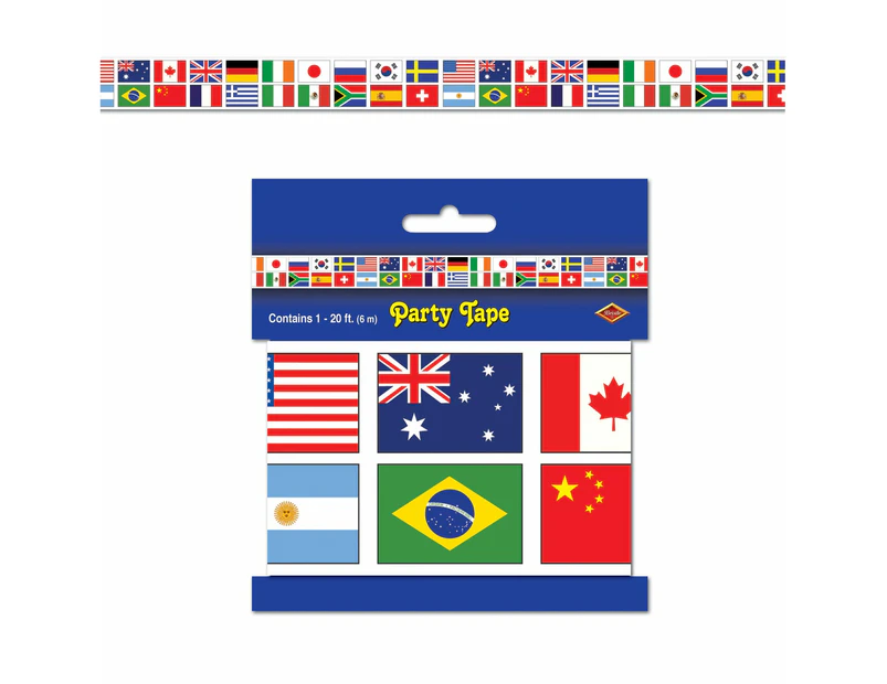 International Flag Party Tape