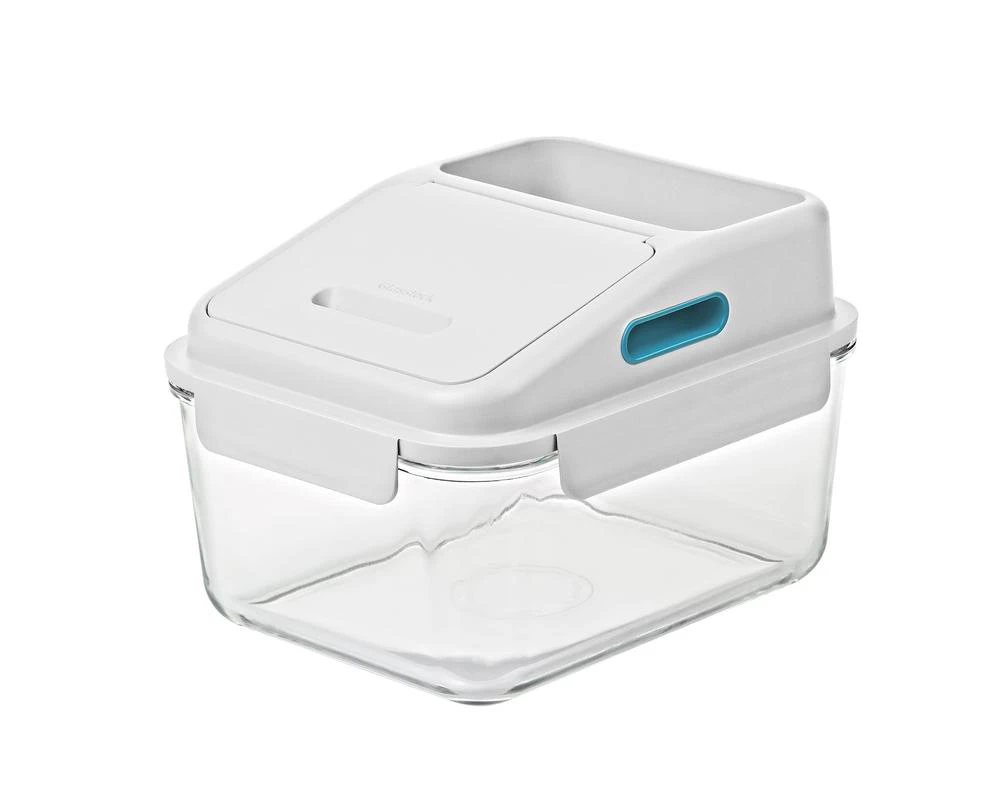 Tempered Glass Rice Container - 6 Litre