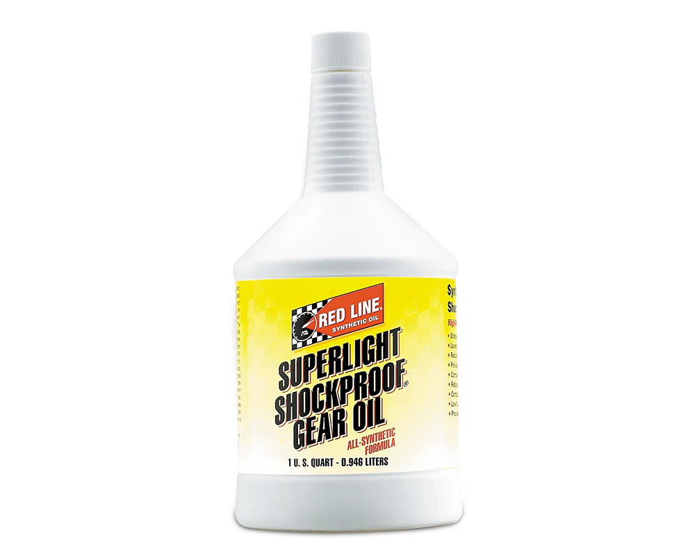 Red Line Oil Superlight ShockProof Gear Oil 1 Quart Bottle 946ml