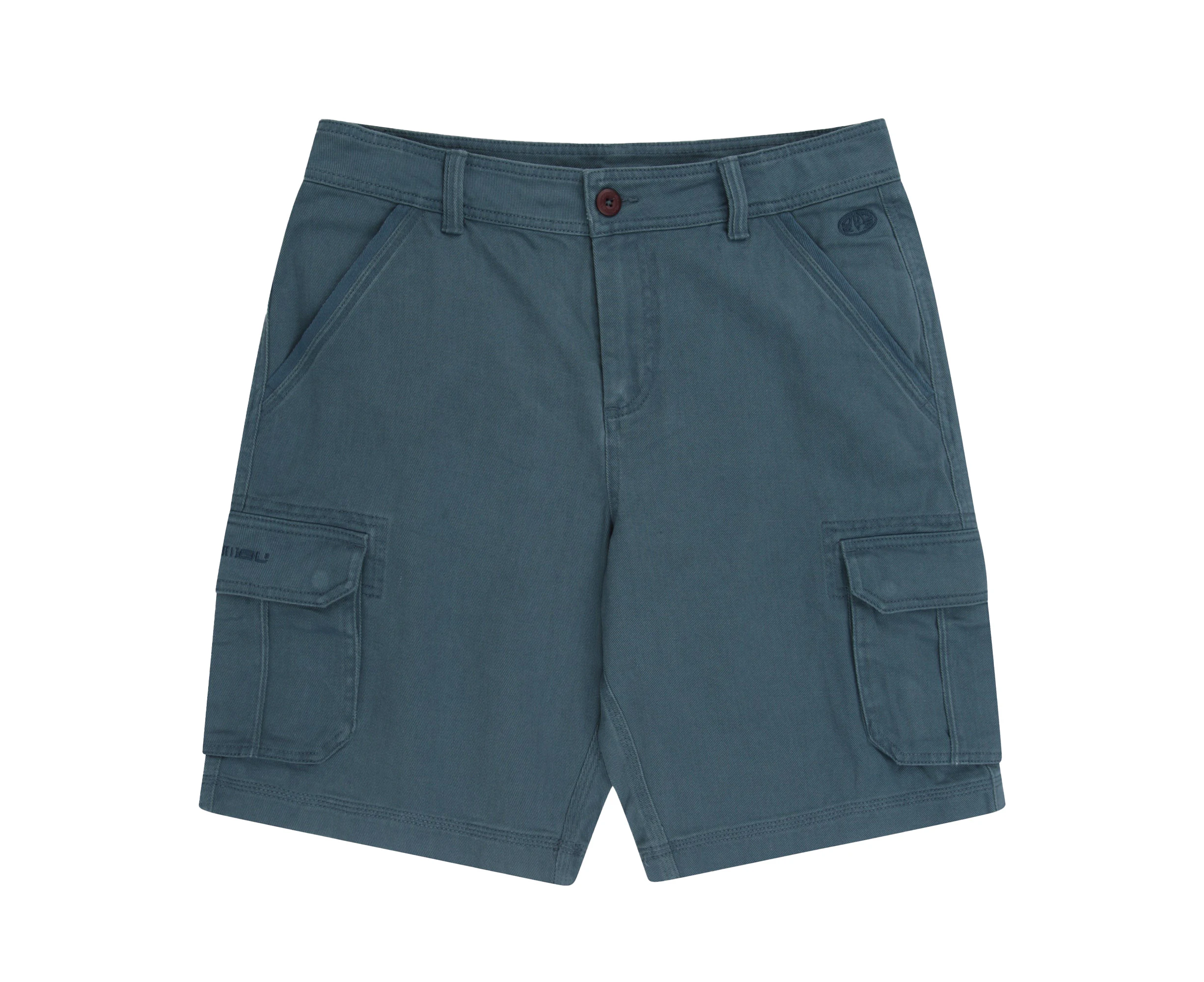 Animal Mens Dusk Twill Cargo Shorts (Petrol) - MW3285