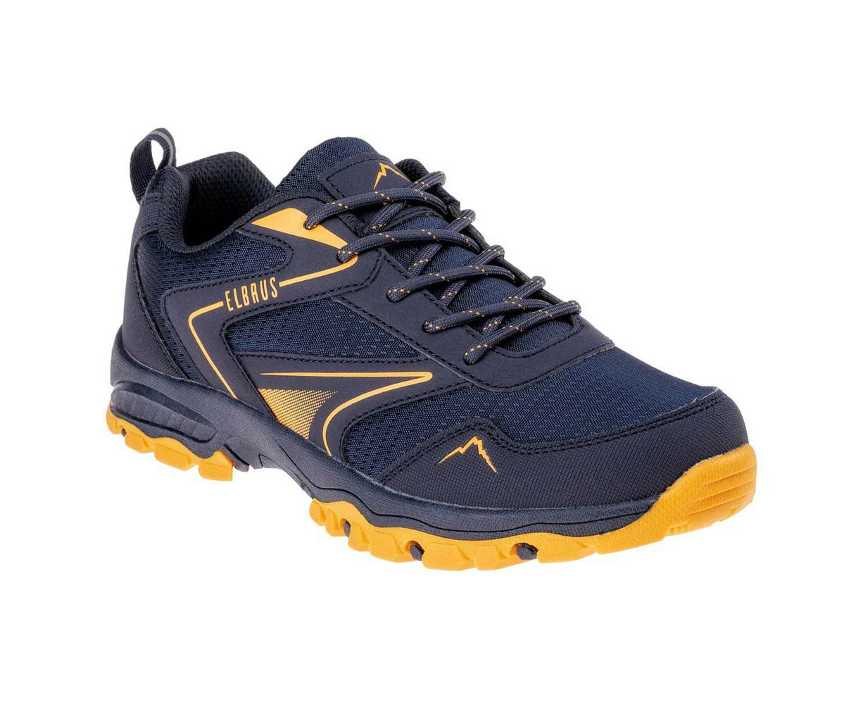 Elbrus Childrens/Kids Faltis Contrast Walking Shoes (Total Eclipse/Cadmium Yellow) - IG1356