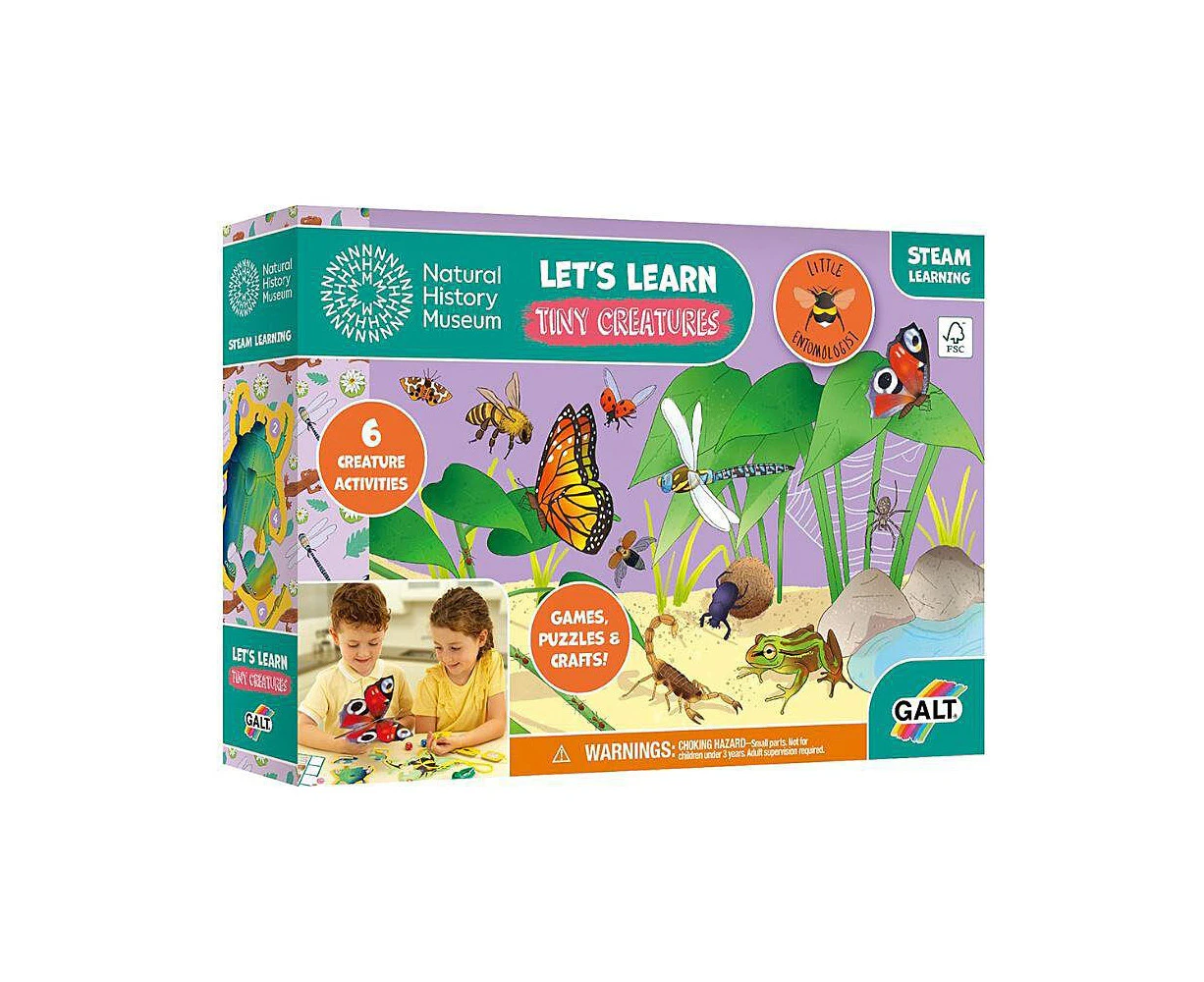 Galt Let's Learn Tiny Creatures Kids/Childrens Educational Activity Set 4y+