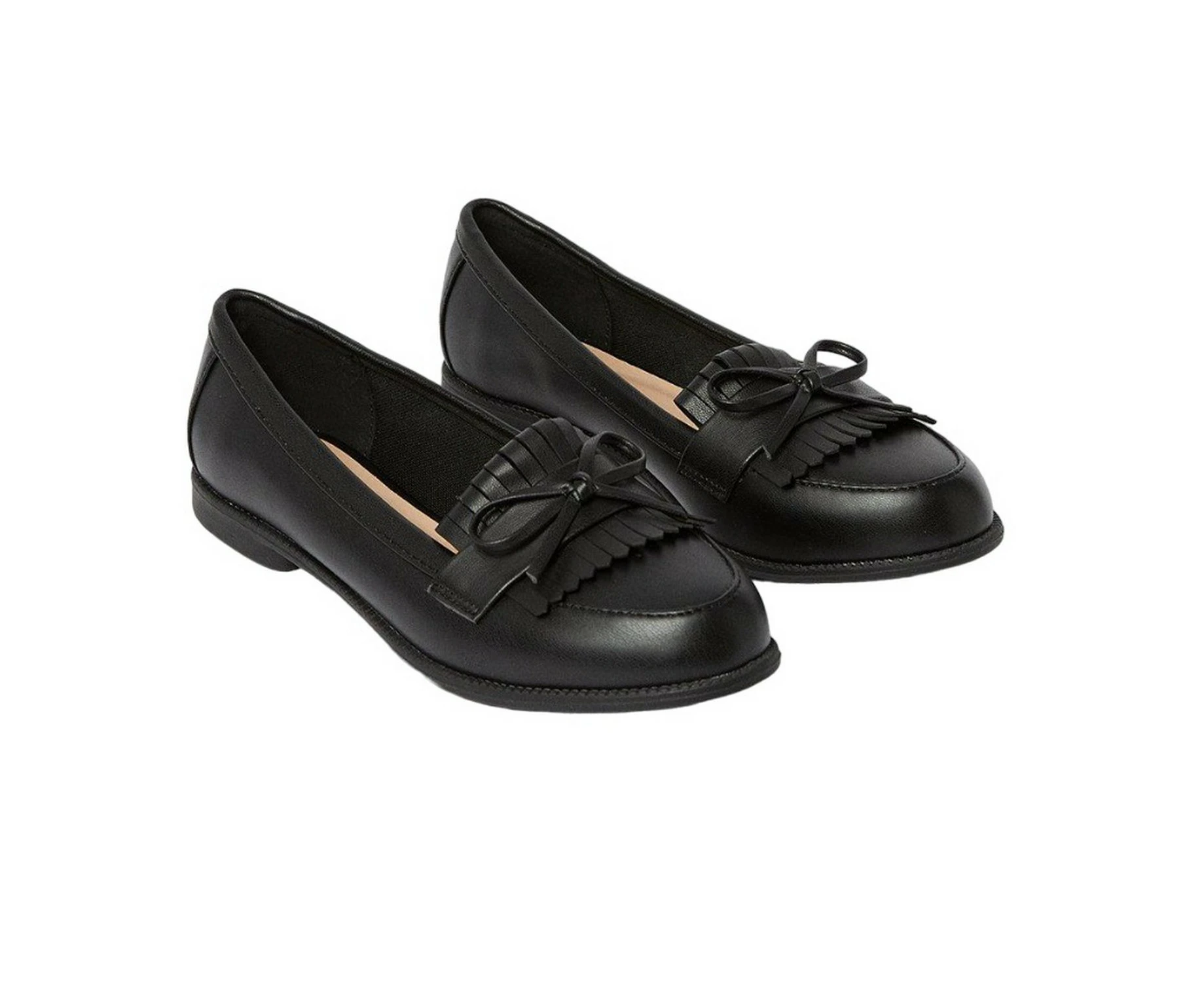 Dorothy Perkins Womens Loretta Tassel Loafers (Black) - DP6014