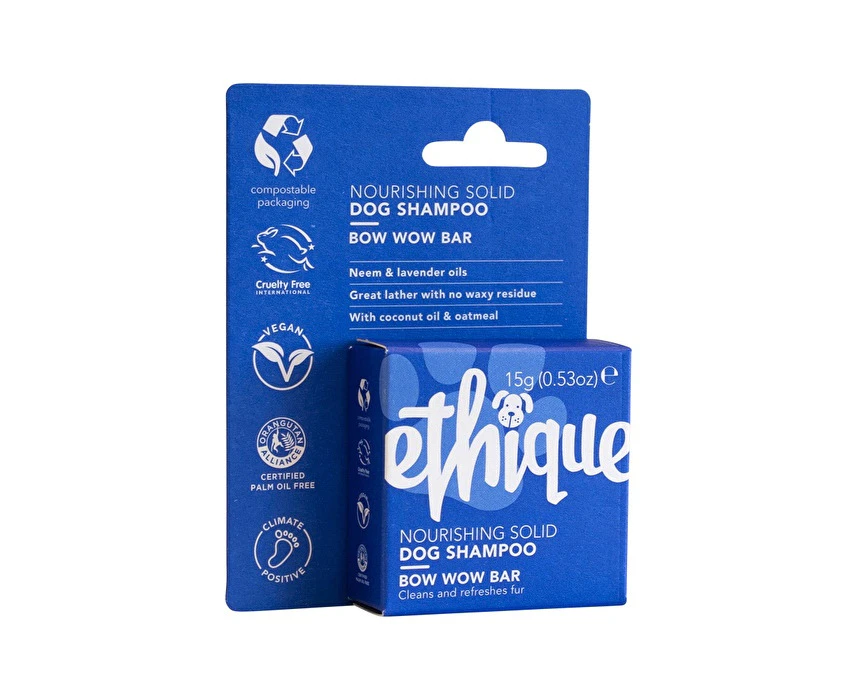 Ethique Dog Bar Shampoo Solid Bow Wow Bar 15g