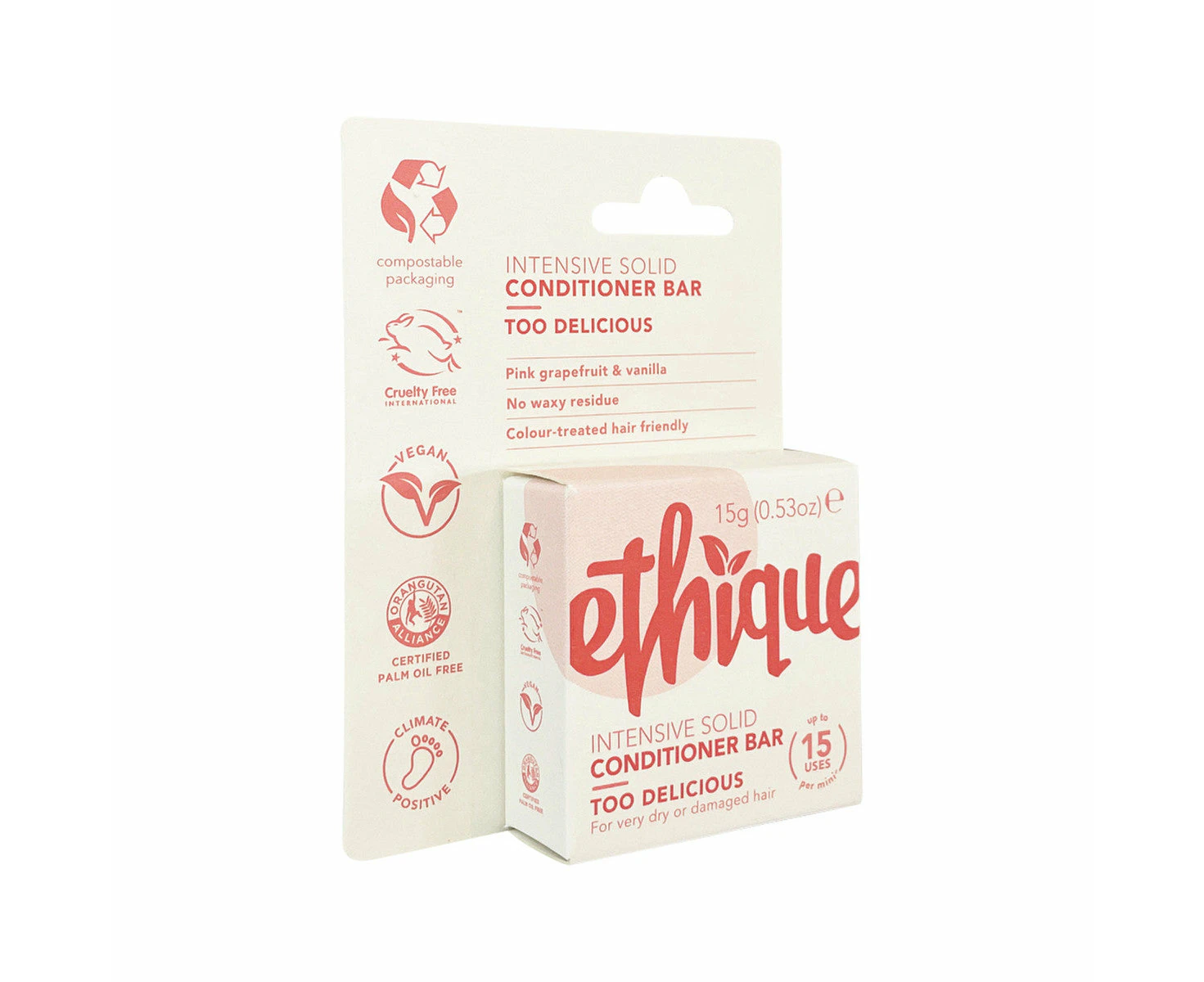 Ethique Bar Conditioner Intensive Solid Too Delicious (For Very Dry Or Damaged Hair) 15g