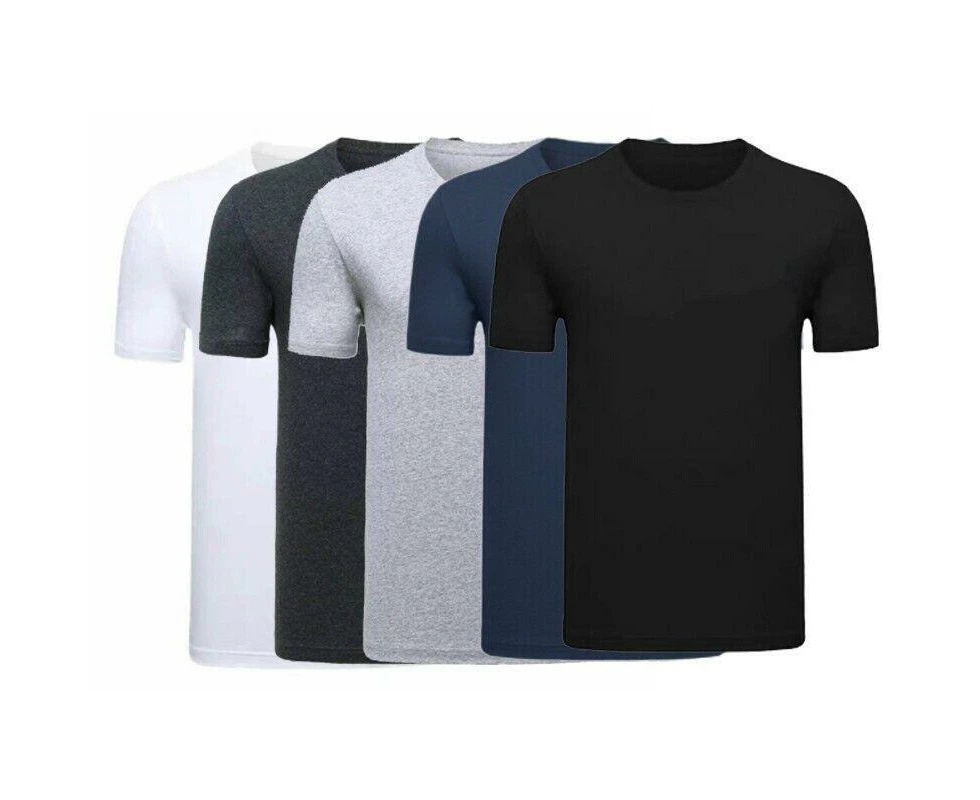 4XL Gildan Men T-shirt Plain Blank 100% premium Cotton Basic Tee Short Sleeve 76000