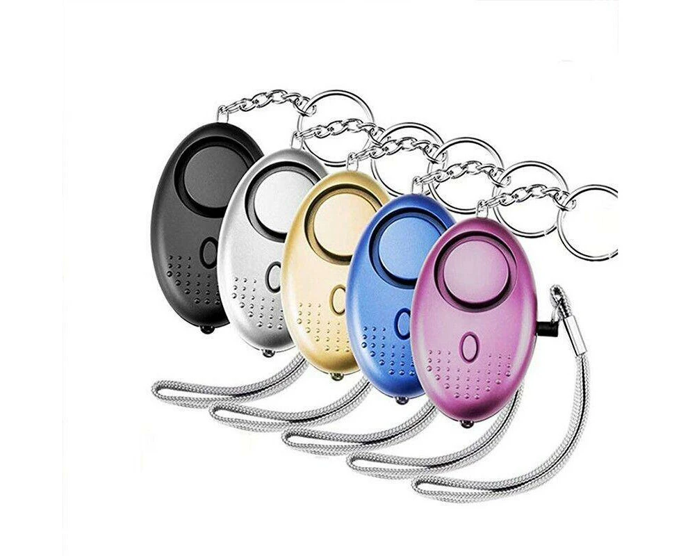 140Db Personal Alarm Keychain Rape Attack Panic Security Emergency Alert Torch