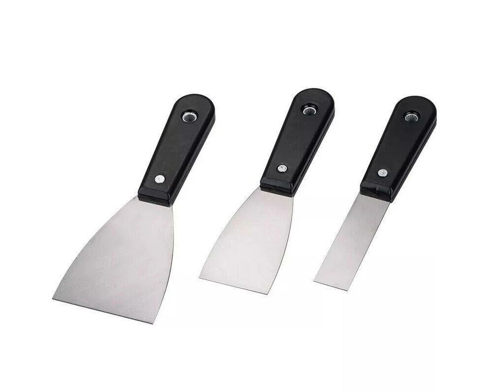 Paint Scraper Set 1"-3" Putty Knife & Wallpaper Spatula