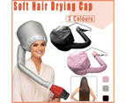 Bonnet Hair Drying Cap Hat Hood Soft Womens Blow Dryer Hairdressing Tool Home