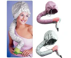 Bonnet Hair Drying Cap Hat Hood Soft Womens Blow Dryer Hairdressing Tool Home