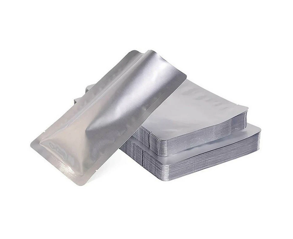 100PCS Mylar Foil Vacuum Food Storage Bags with Heat Seal