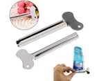 4X Stainless Steel Tube Toothpaste Squeezer Easy Key Dispenser Rolling Holder Au