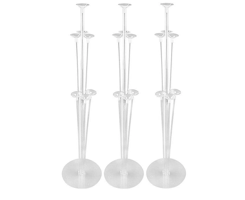 3/6/12 Set 70 Cm Balloon Column Set Upright Base Stand Holder Wedding Party Deco