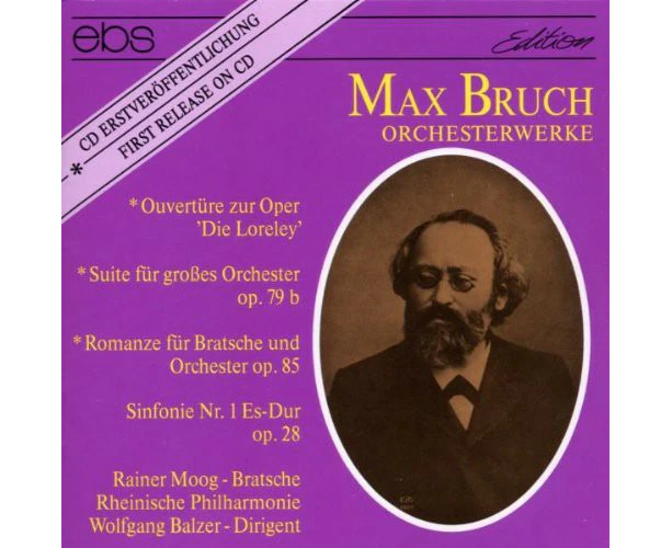 Bruch / Rheinische Phil, Balzer - Sym #1 / Lorelei Over. / Orch Ste / Et Al  [COMPACT DISCS] USA import