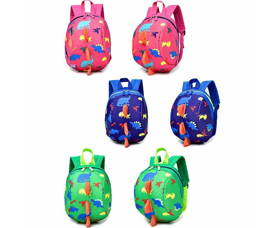 Kids Safety Harness Backpack Leash Child Toddler Anti-lost Dinosaur Bag Cartoon