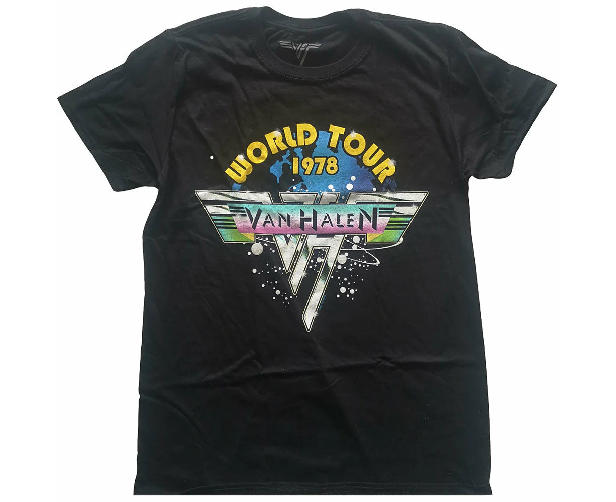 Van Halen | Official Band T-Shirt | World Tour '78 Full Colour